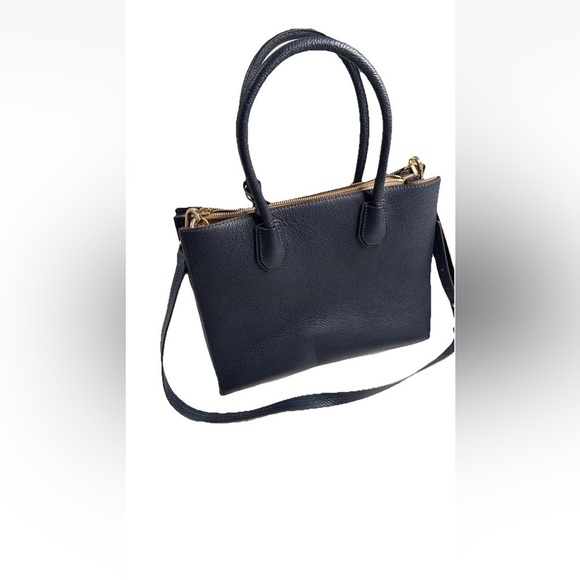 Michael Kors Blue Satchel Bag Structured Design - Picture 3 of 7